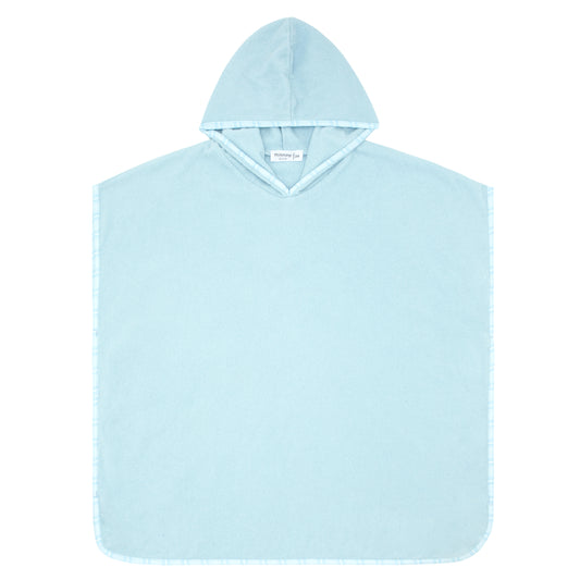 Unisex Pacific Blue French Terry Hooded Coverup