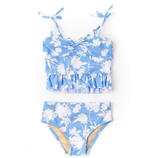 Peplum Bikini | Blue Floral