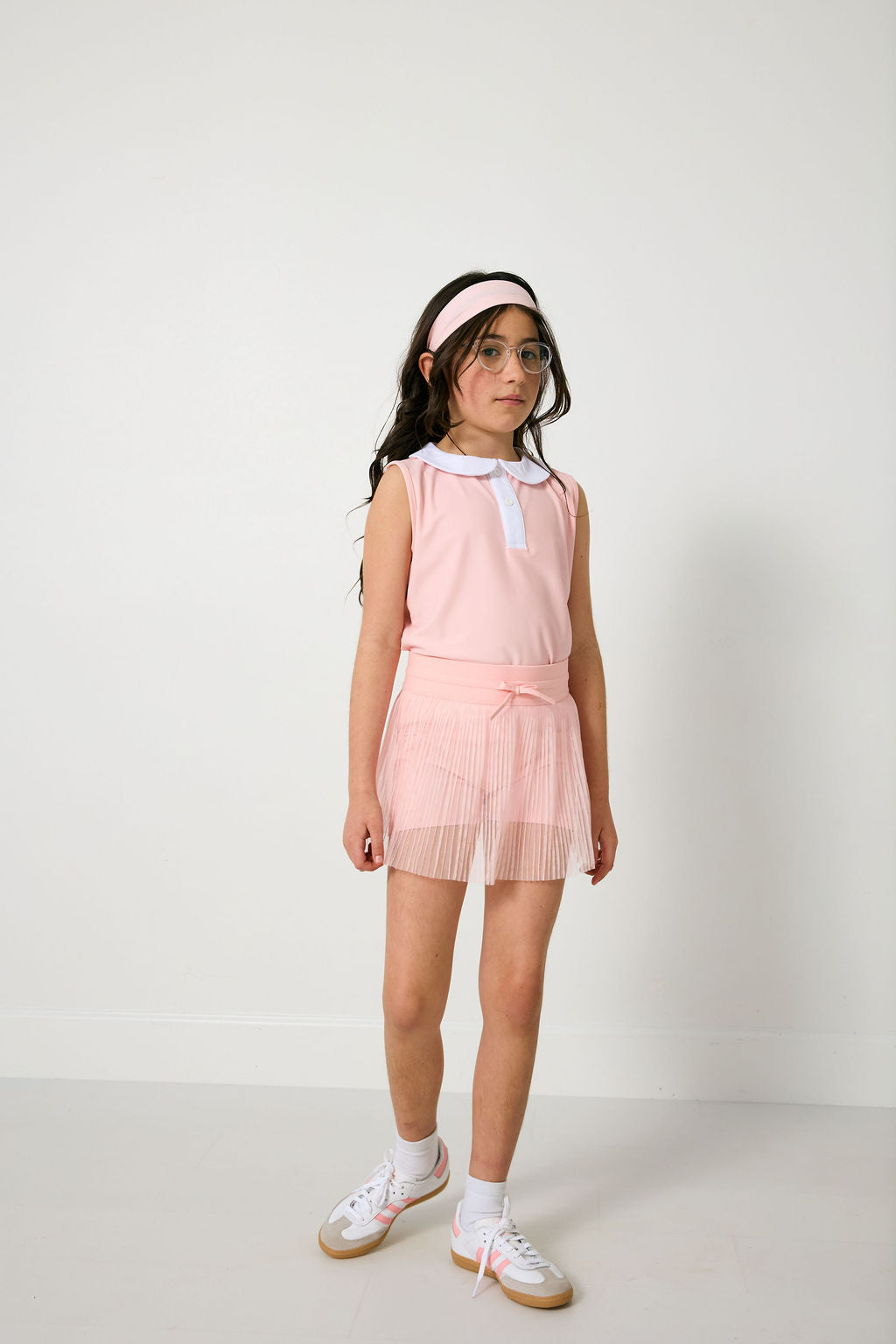 PINK/WHITE GIRLY GIRL TANK