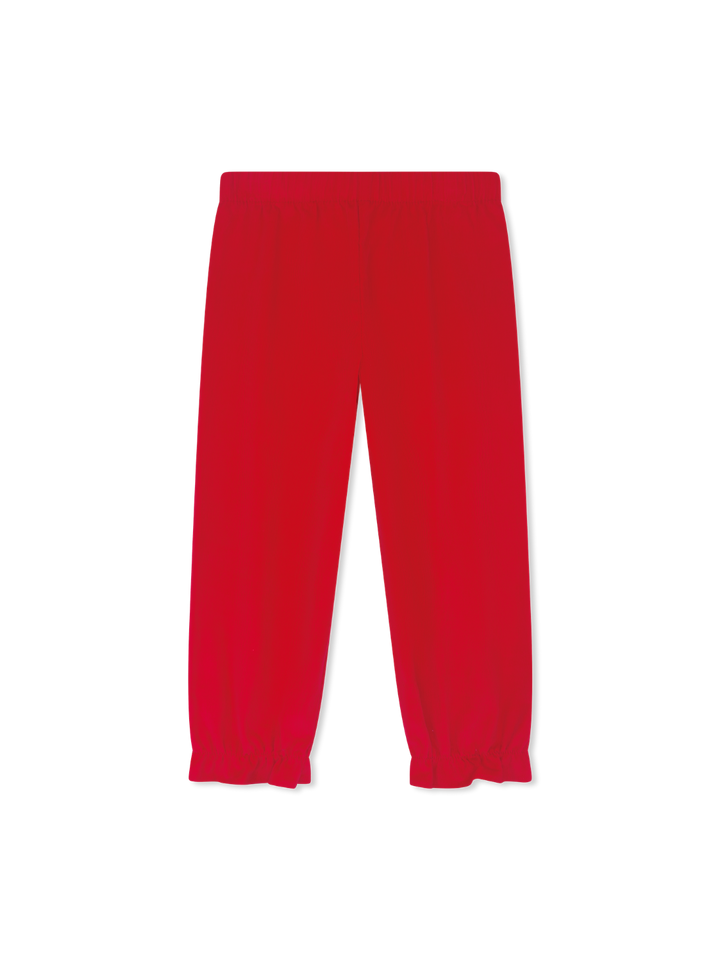Gloria Gathered Pant | High Point Red Corduroy