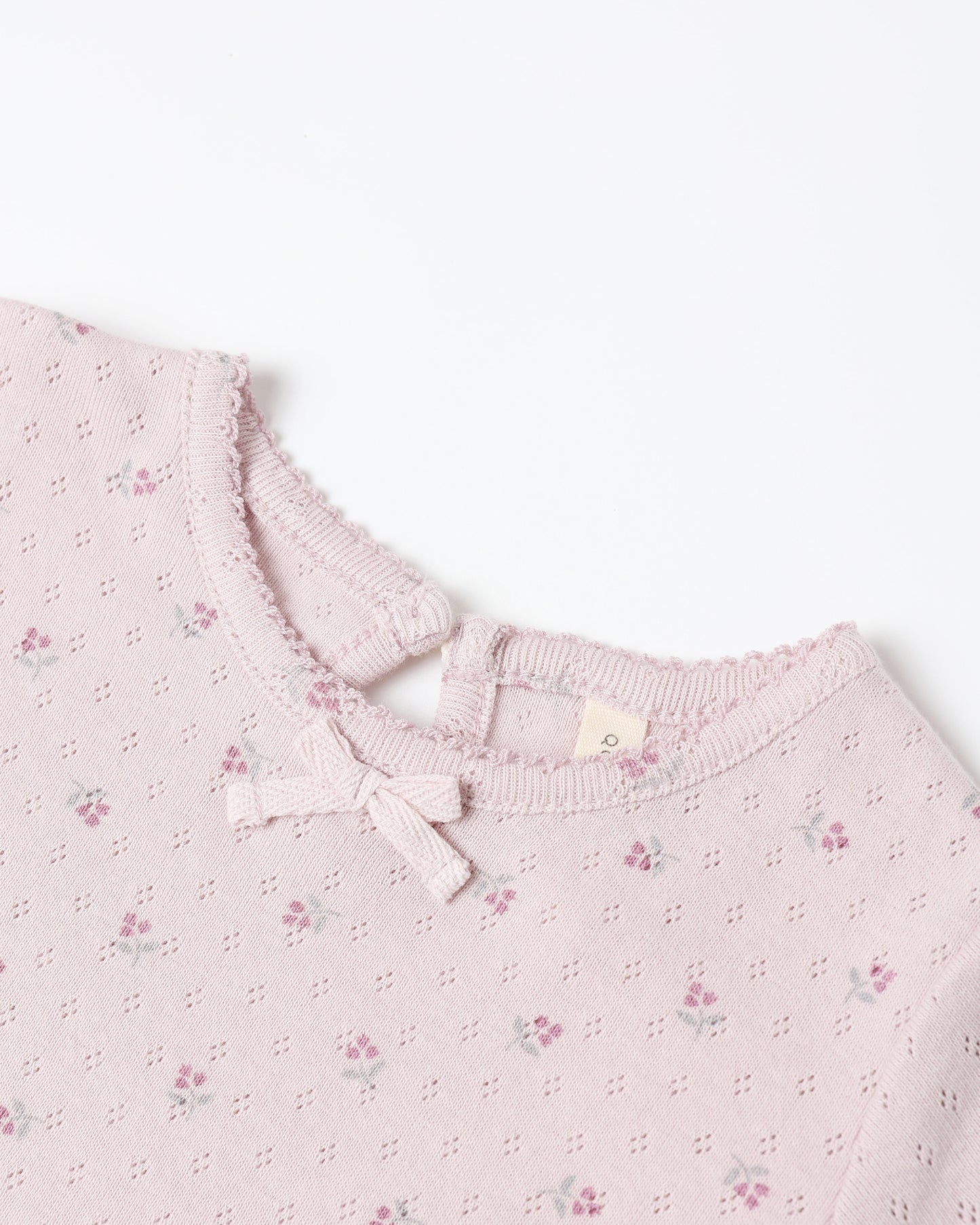 POINTELLE LONG SLEEVE TEE + LEGGING || LILAC DITSY