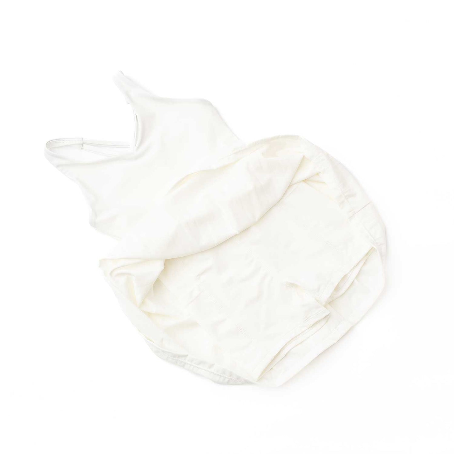 Pleated Active Dress | White