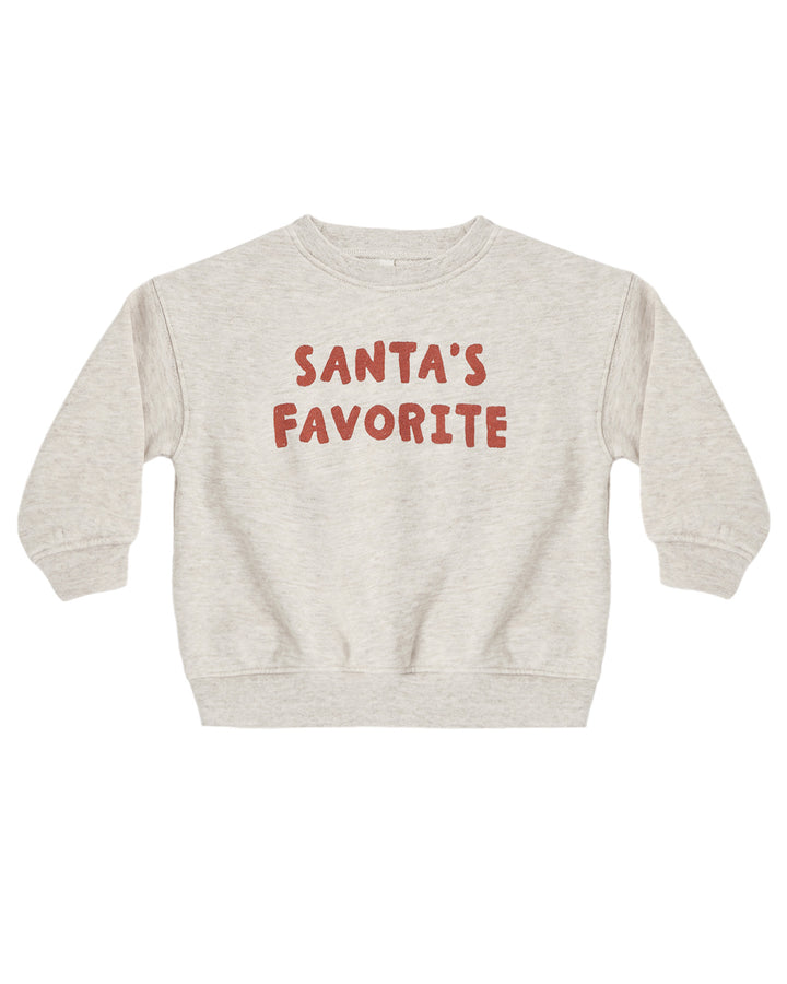 RELAXED SWEATSHIRT SANTA'S FAVORITE