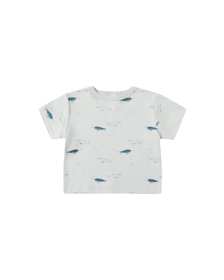 BOXY TEE || NARWHALS