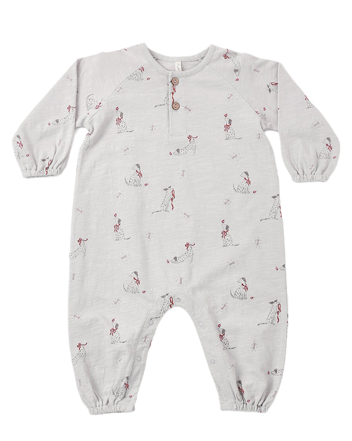 HENLEY JUMPSUIT DALMATIAN