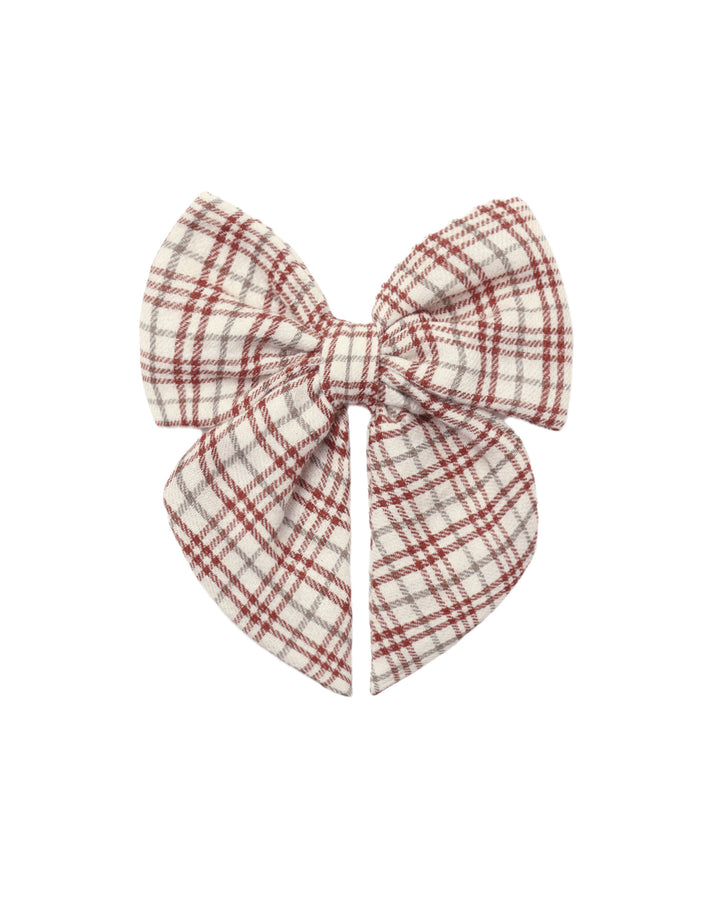 BOW CHRISTMAS PLAID