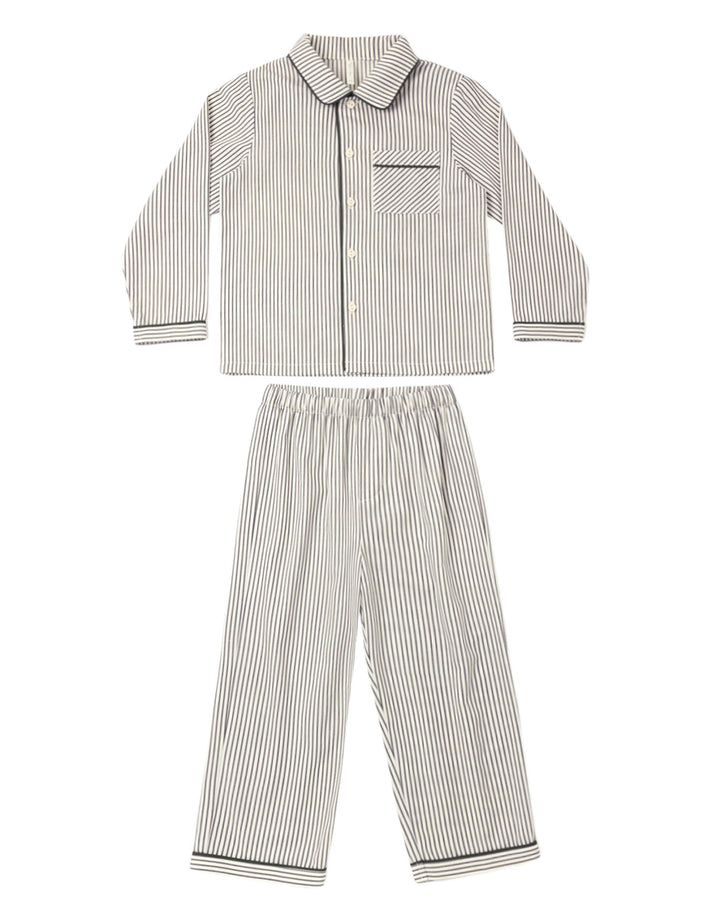 LONG SLEEVE PAJAMAS EVERGREEN STRIPE