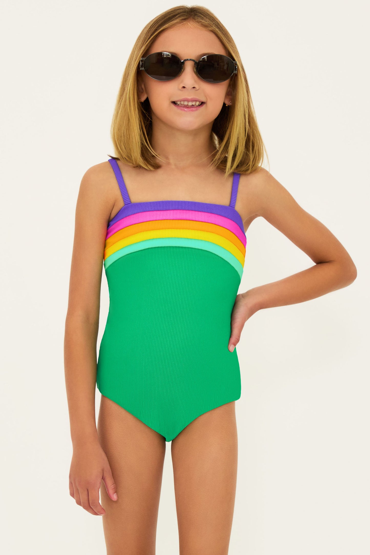 Little Jessa One Piece | Technicolor Colorblock