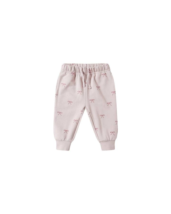 RELAXED FLEECE SWEATPANT || BOWS