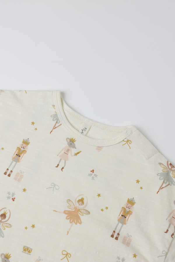 LONG SLEEVE TEE + PANT SET || NUTCRACKER