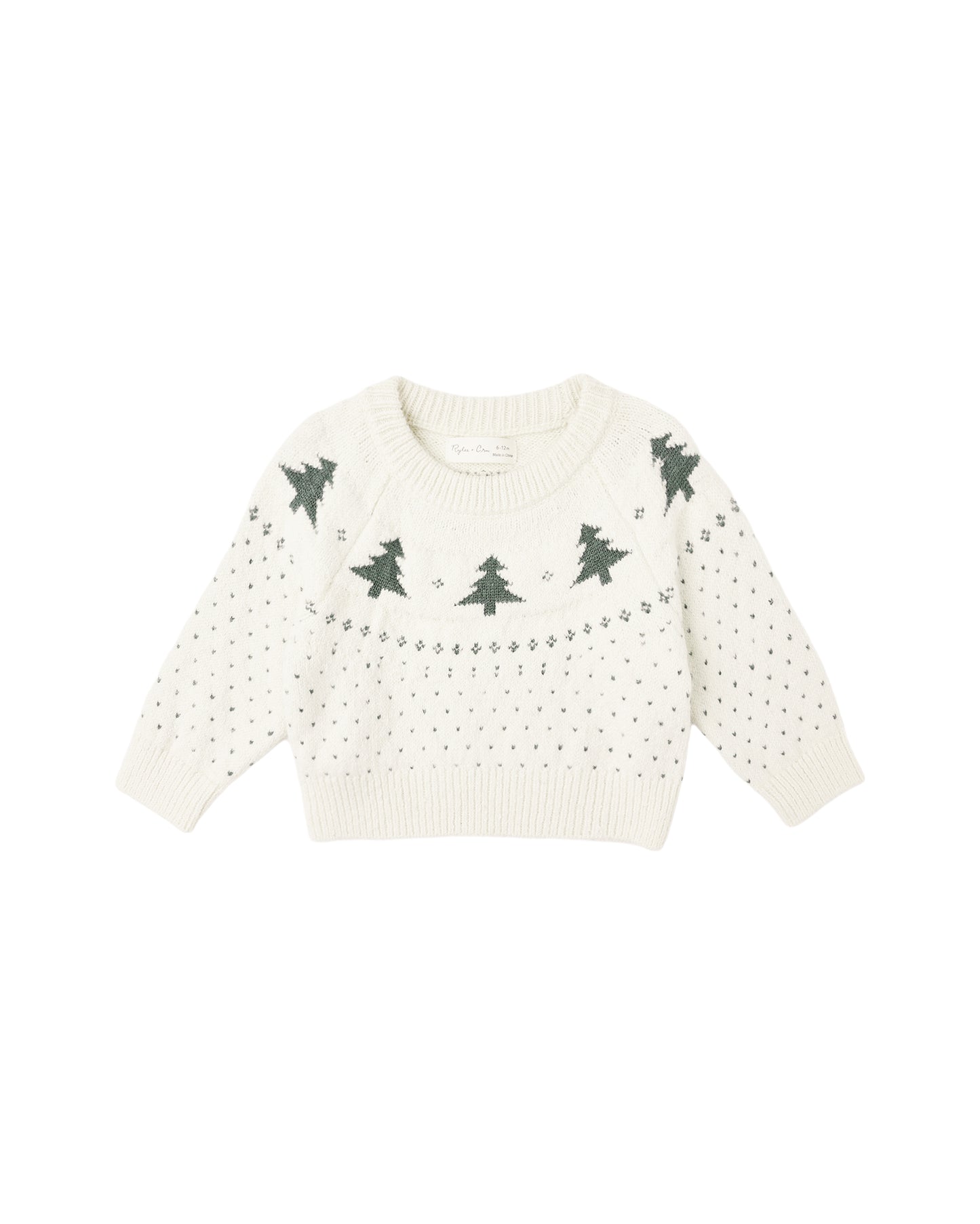 FAIR ISLE SWEATER || TREES