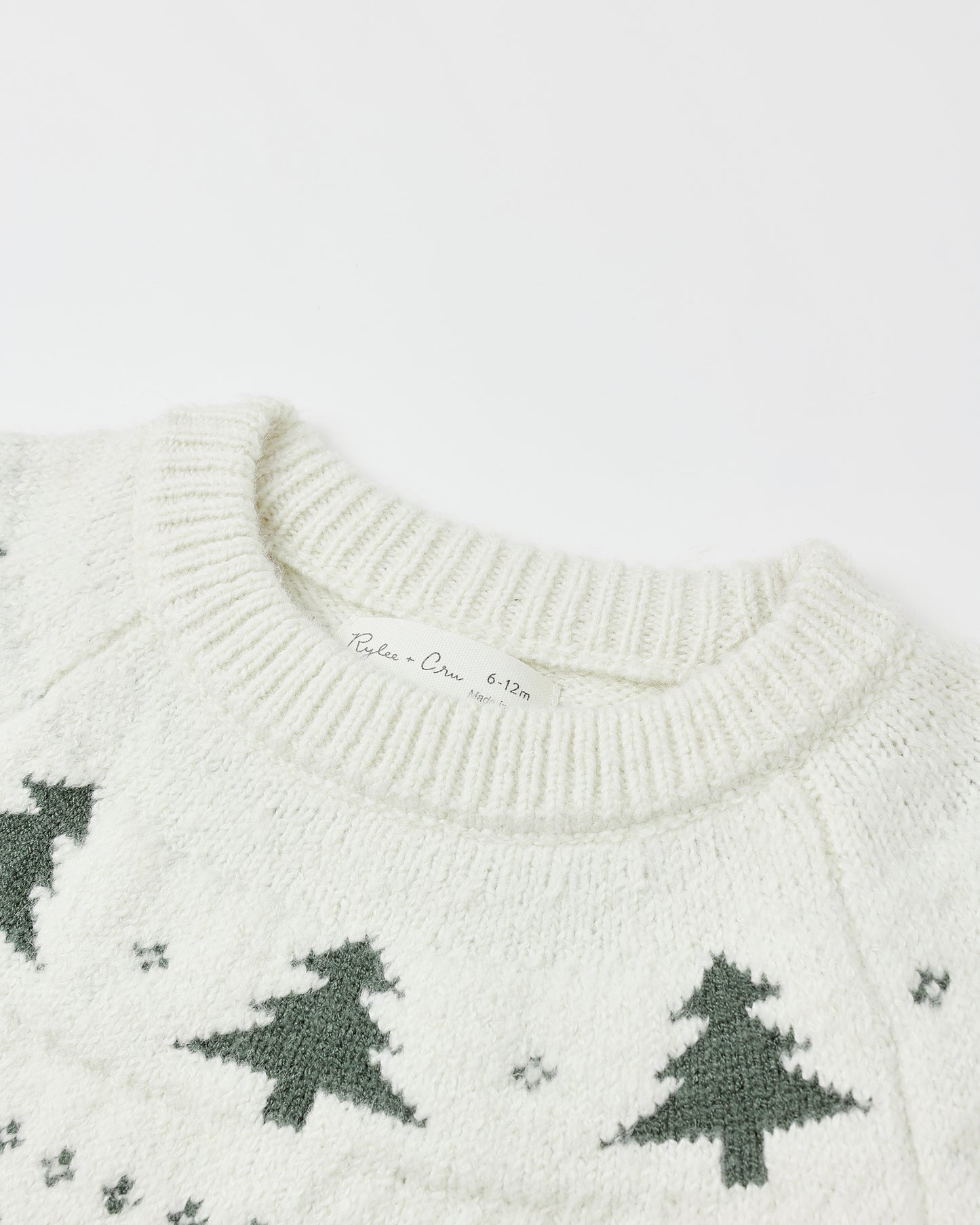 FAIR ISLE SWEATER || TREES