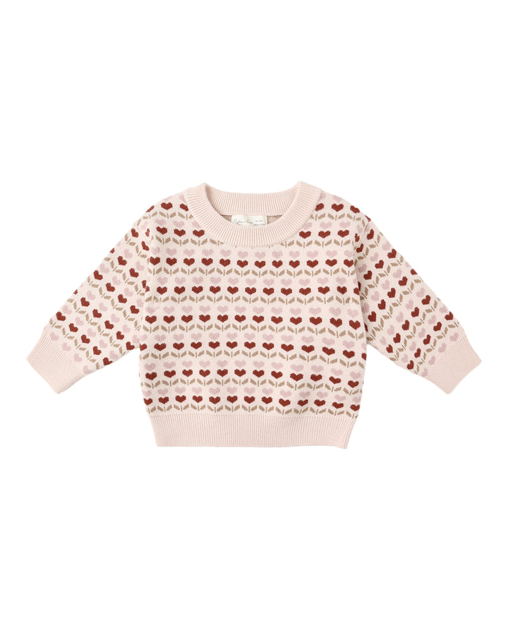 SHILOH SWEATER || RUBY HEARTS