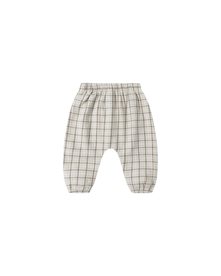 WOVEN PANT || BLUE PLAID