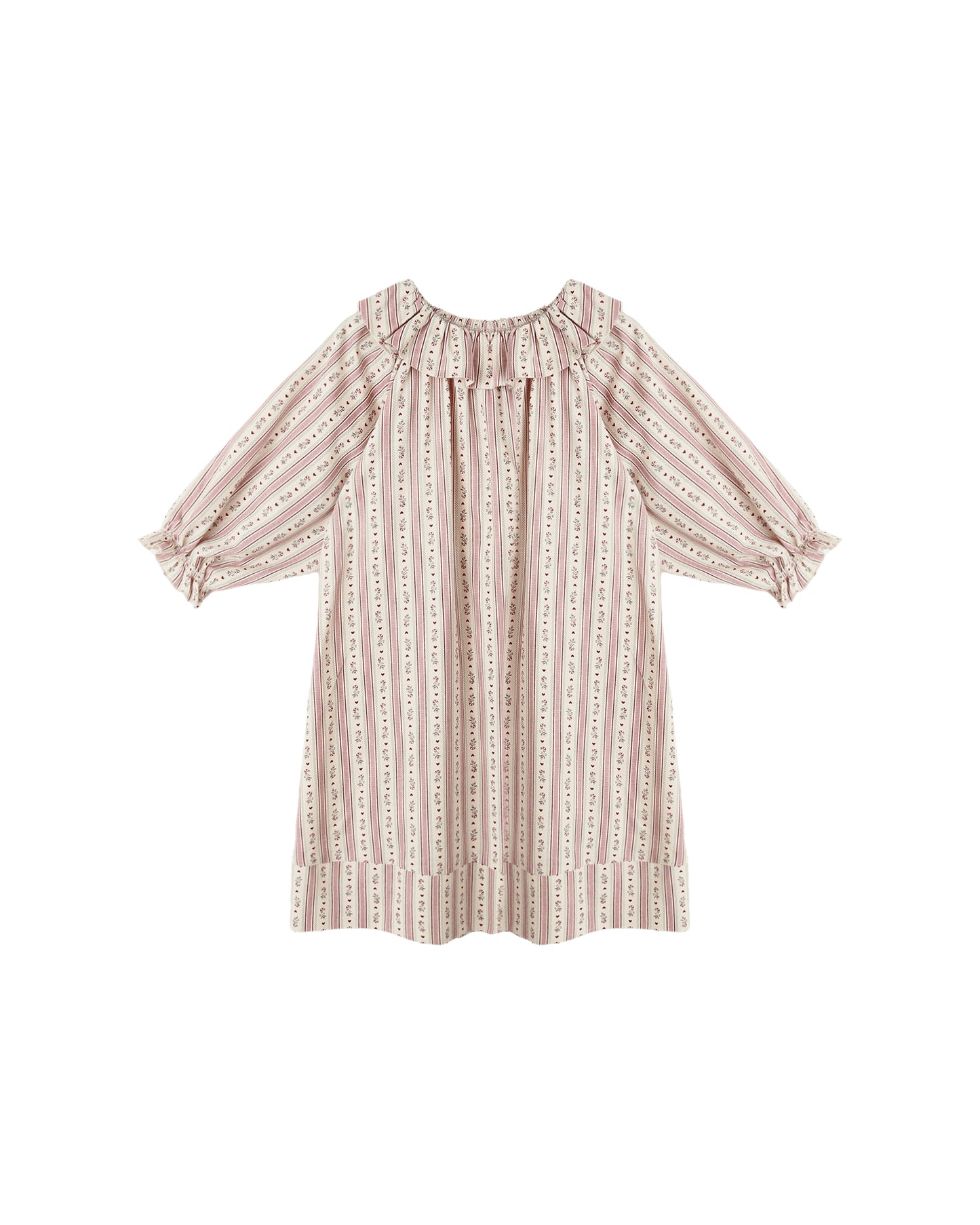 GIRL'S NIGHTGOWN || CANDY CANE STRIPE