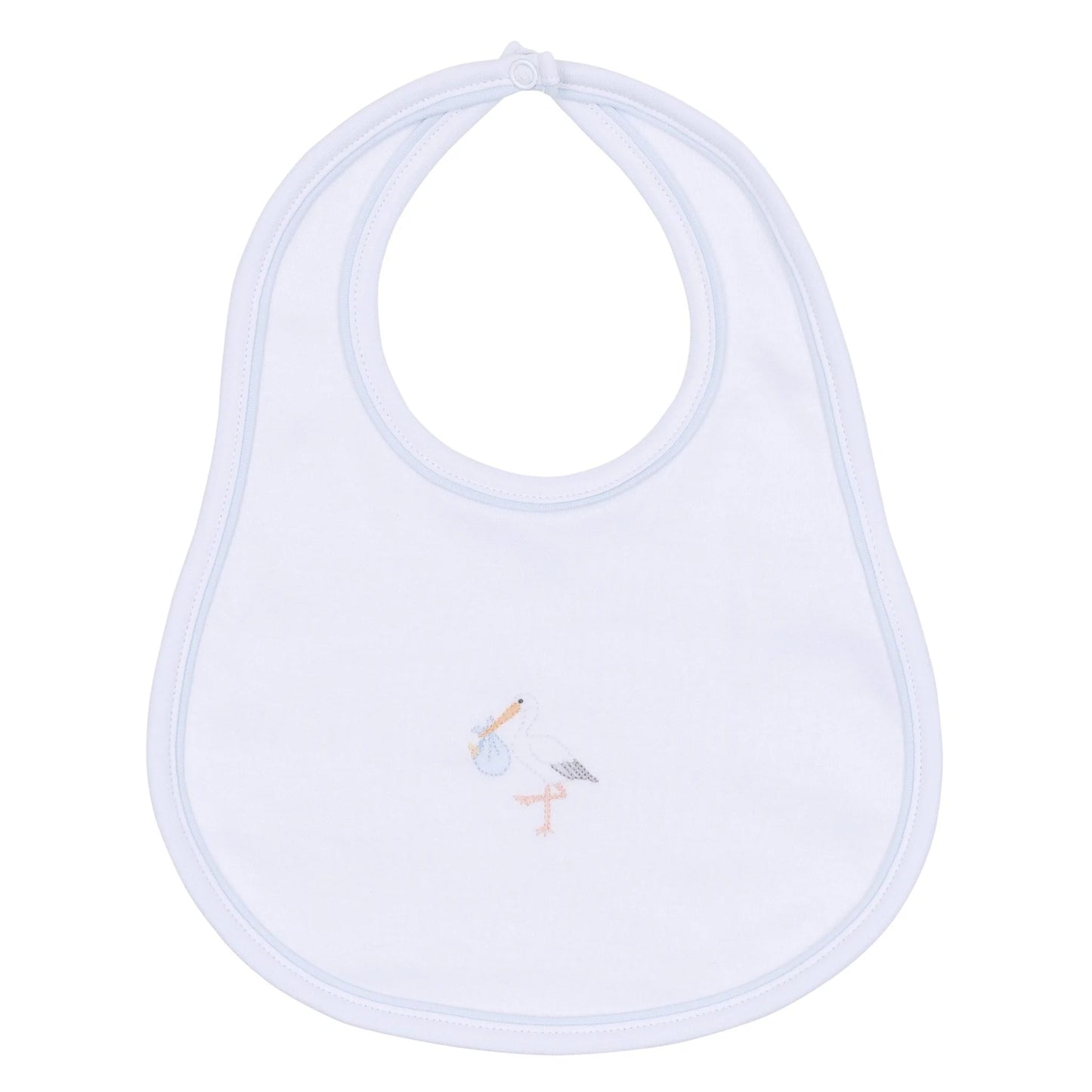 Vintage Stork Bib | Light Blue