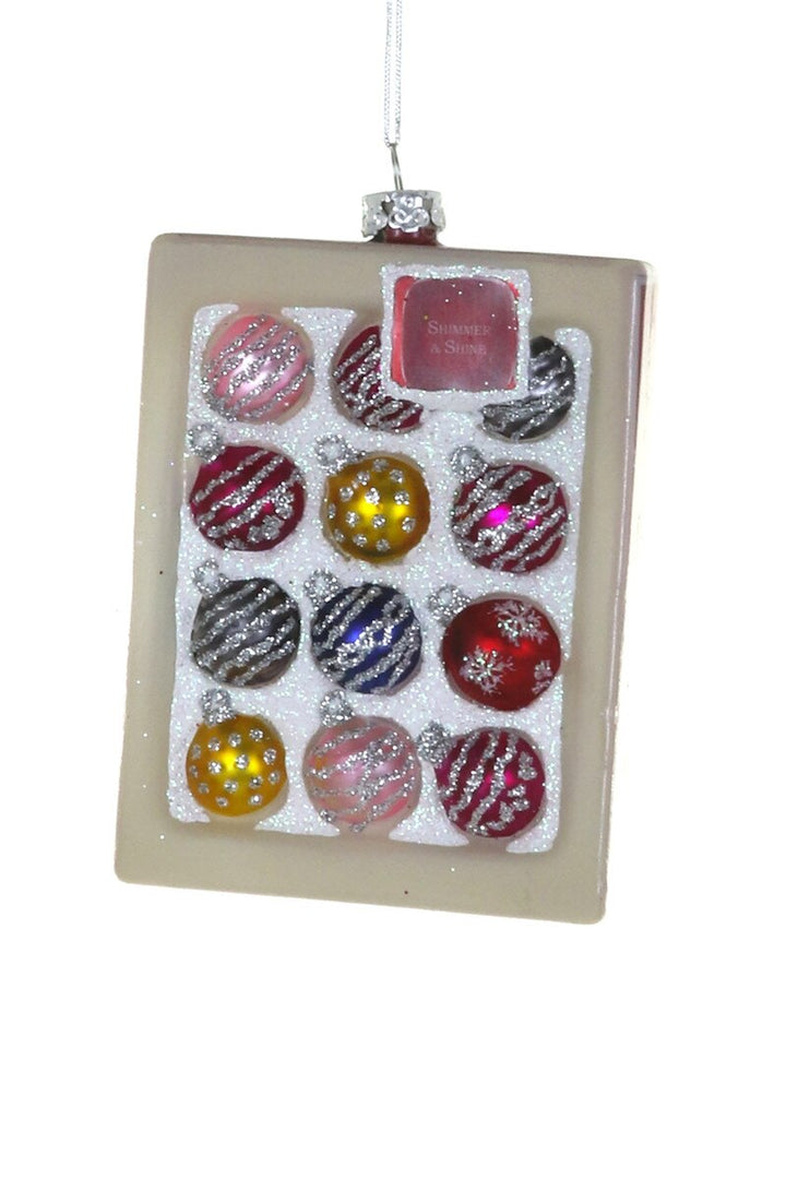 Vintage Box of Ornaments Ornament