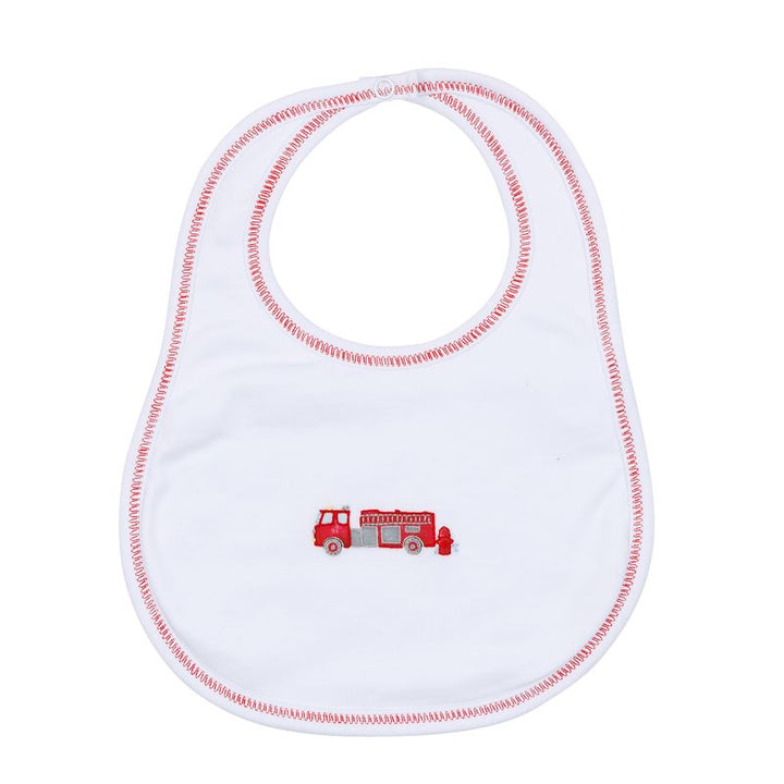 To the Rescue Embroidered Bib