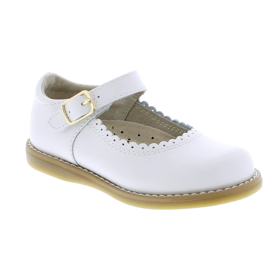 Footmates Allie Mary Jane | White