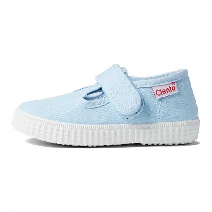 Cienta T-Strap, Light Blue