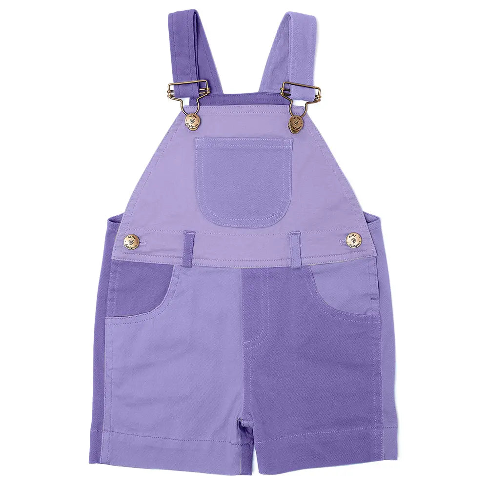 Purple overalls best sale shorts