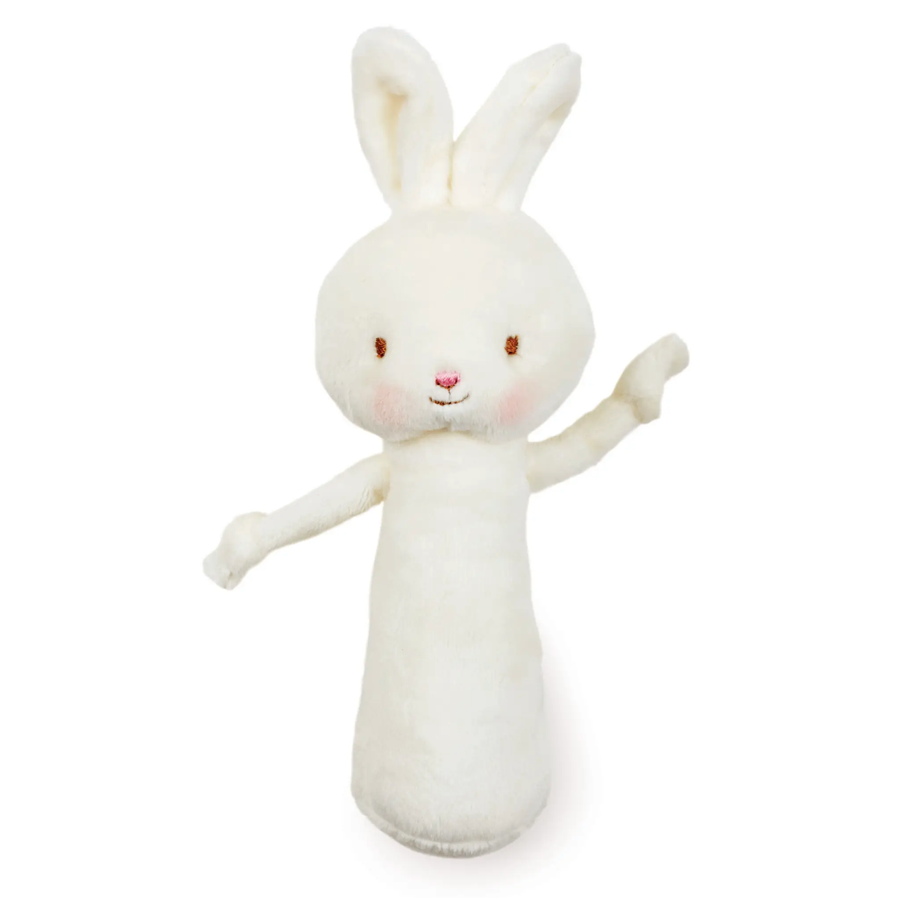 White Bunny Friendly Chime Rattle