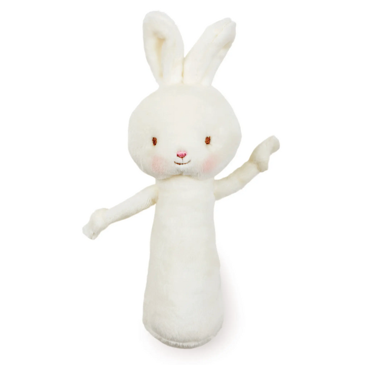 White Bunny Friendly Chime Rattle
