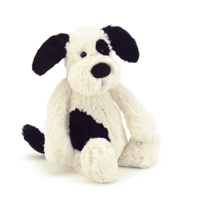 Bashful Black and Cream Puppy Original