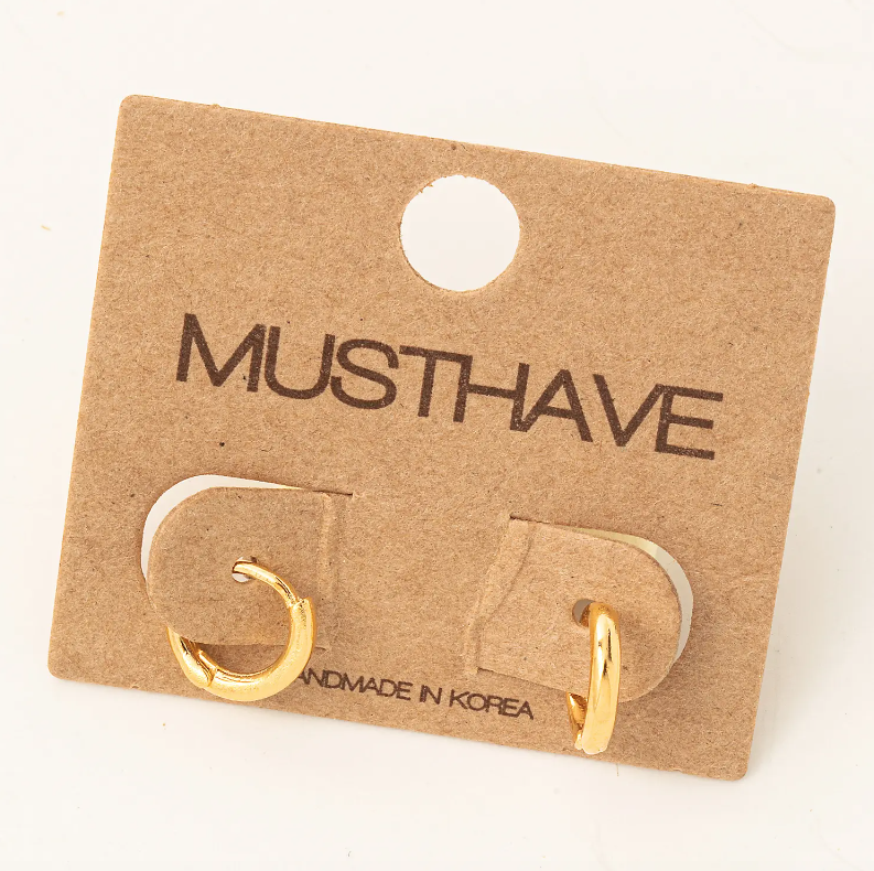 Small Huggie Hoop Earrings