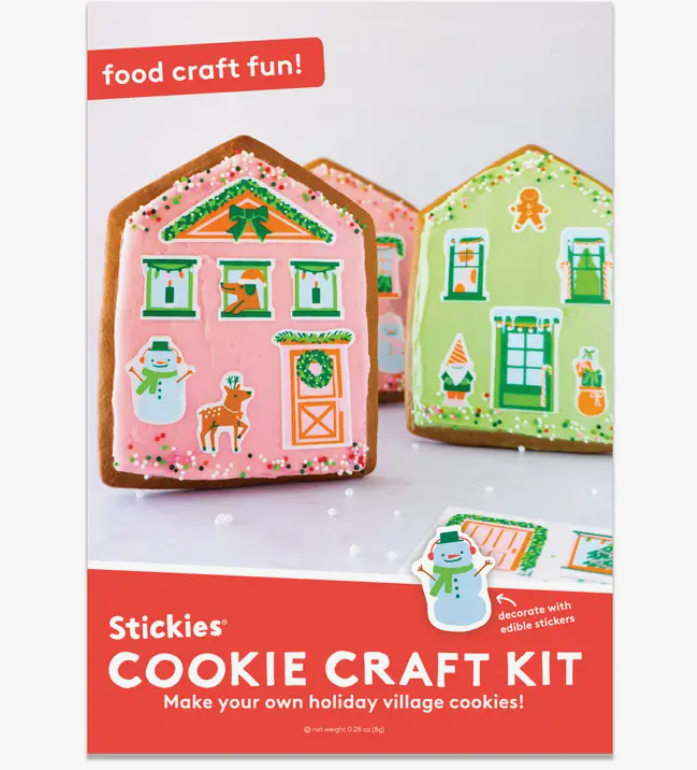 Stickies® Edible Stickers – Easy Gingerbread House Cookie Decorating – Make  Bake®