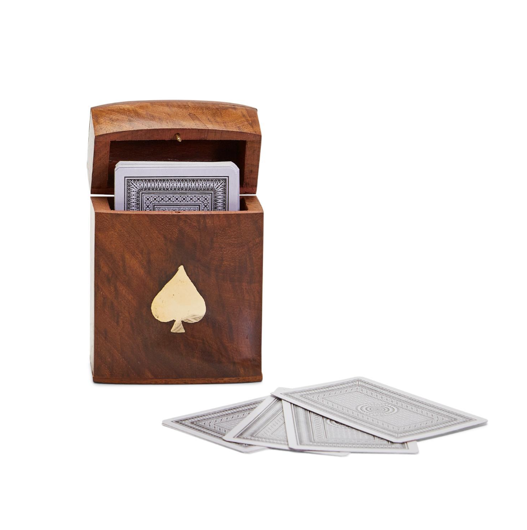 Wood Crafted Playing Card Set
