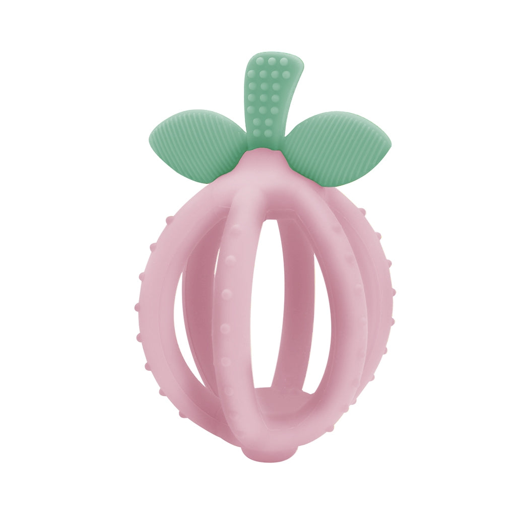 Bitzy Biter Citrus Teething Ball | Pink Lemonade