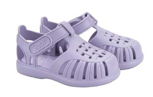 Tobby Solid Jelly Sandal | Lilac