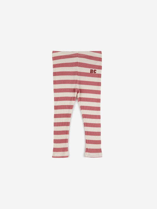 Maroon Stripes leggings | Baby