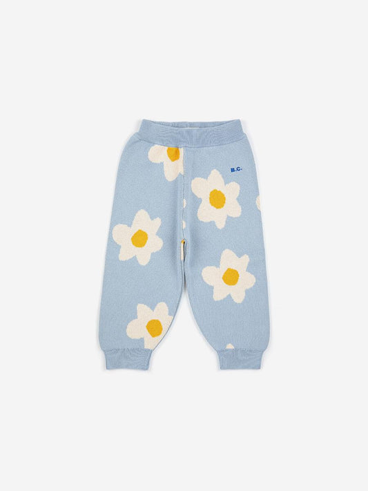 Big Flower All Over Knitted Pants | Baby