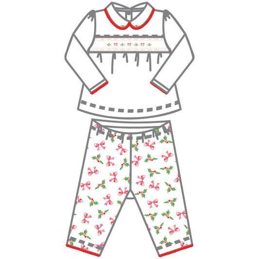 Chloe's Classics Smocked Pant Set