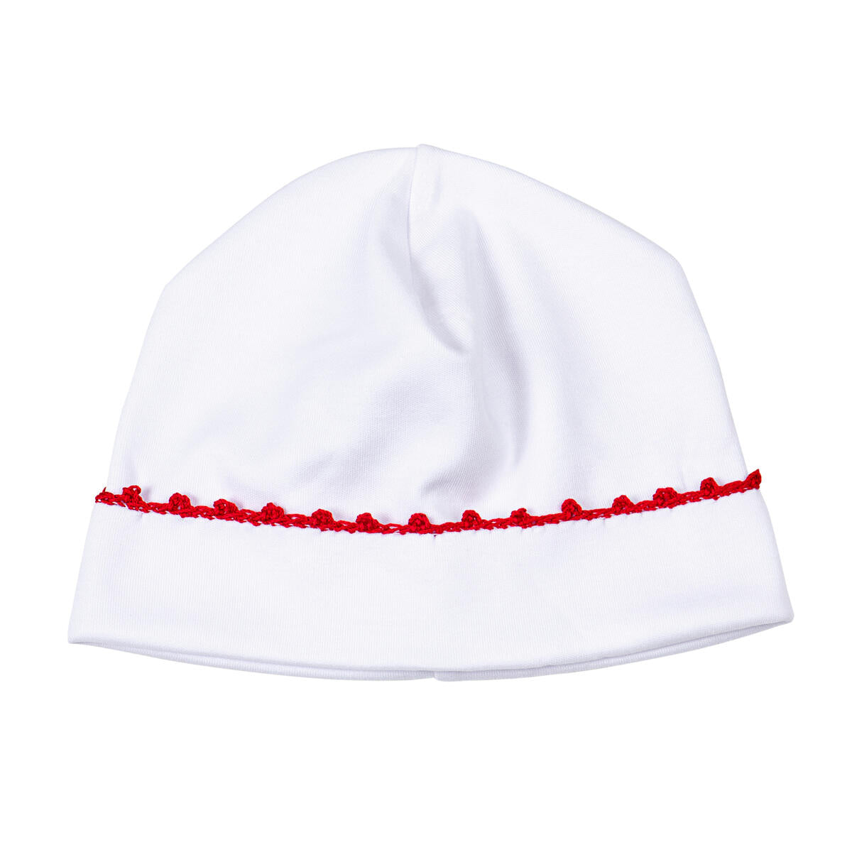 Holiday Baby Joy Hat | White + Red