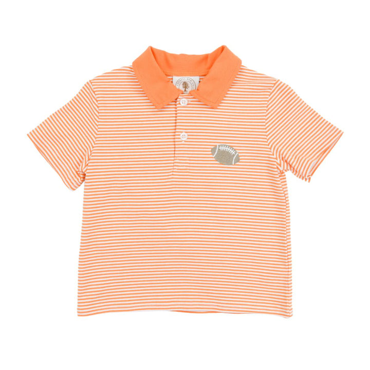 Stripe Tailgate Polo | Orange