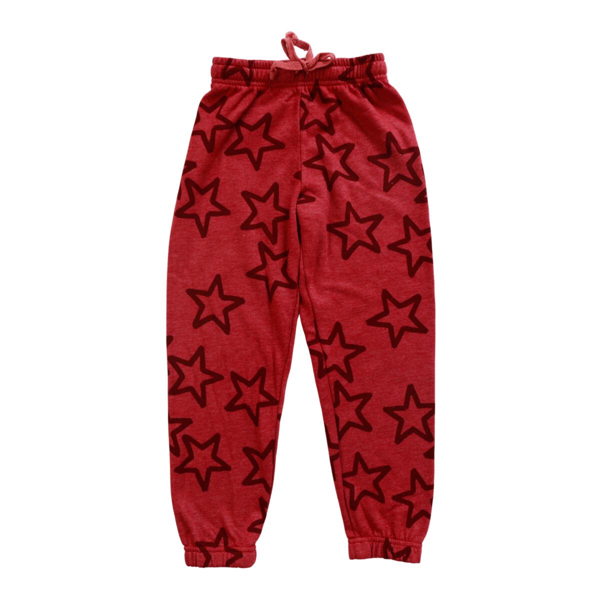 Athletic Elastic Cuff Loose Fit Pant | Stars