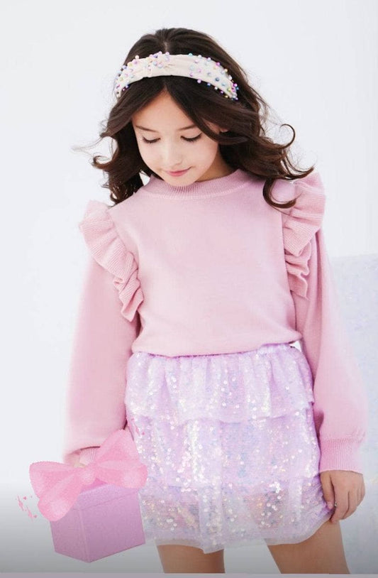 Iridescent Shimmer Sequin Skirt