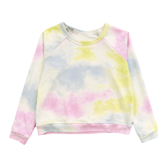 Raglan Crewneck | Tie Dye