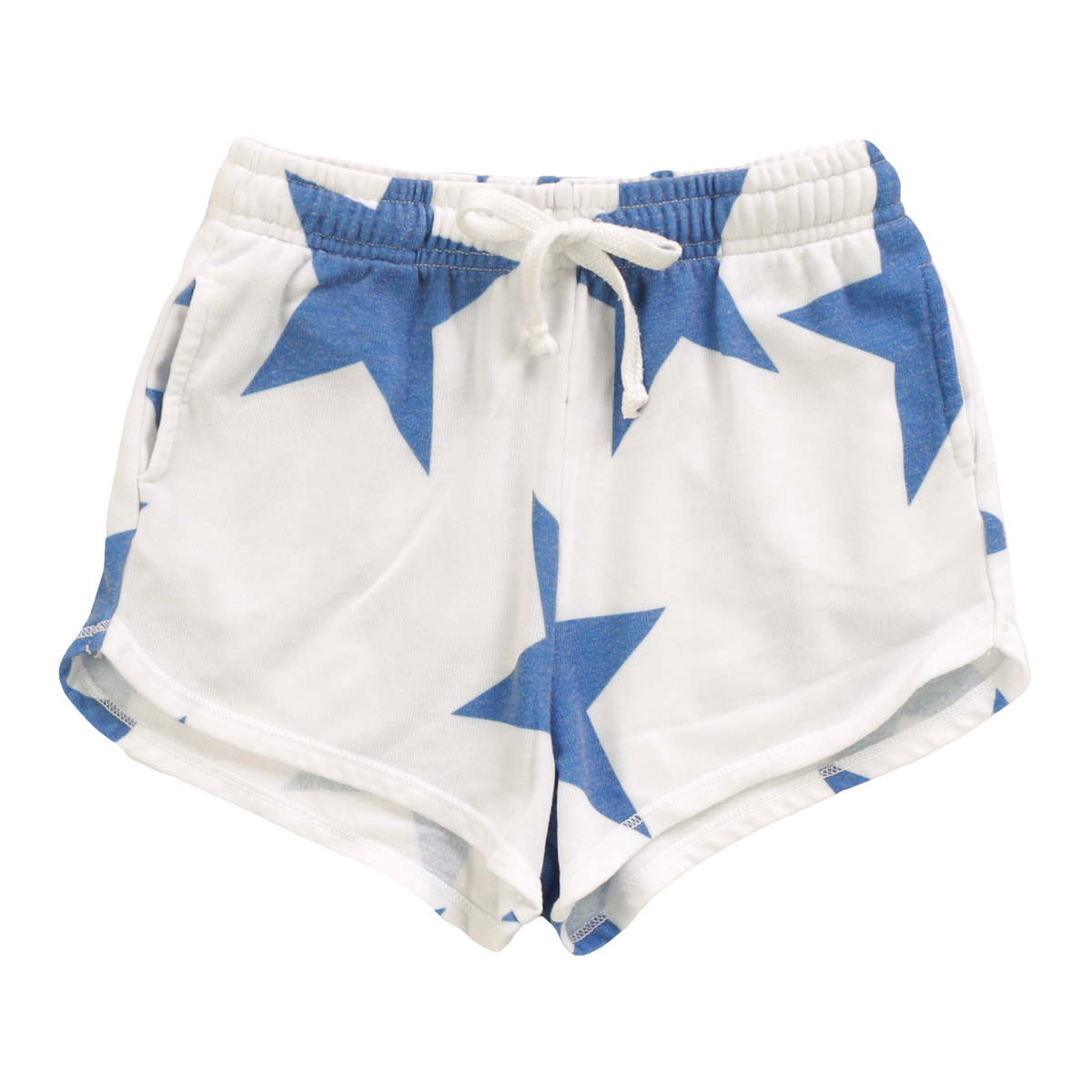 Athletic Shorts | White Stars