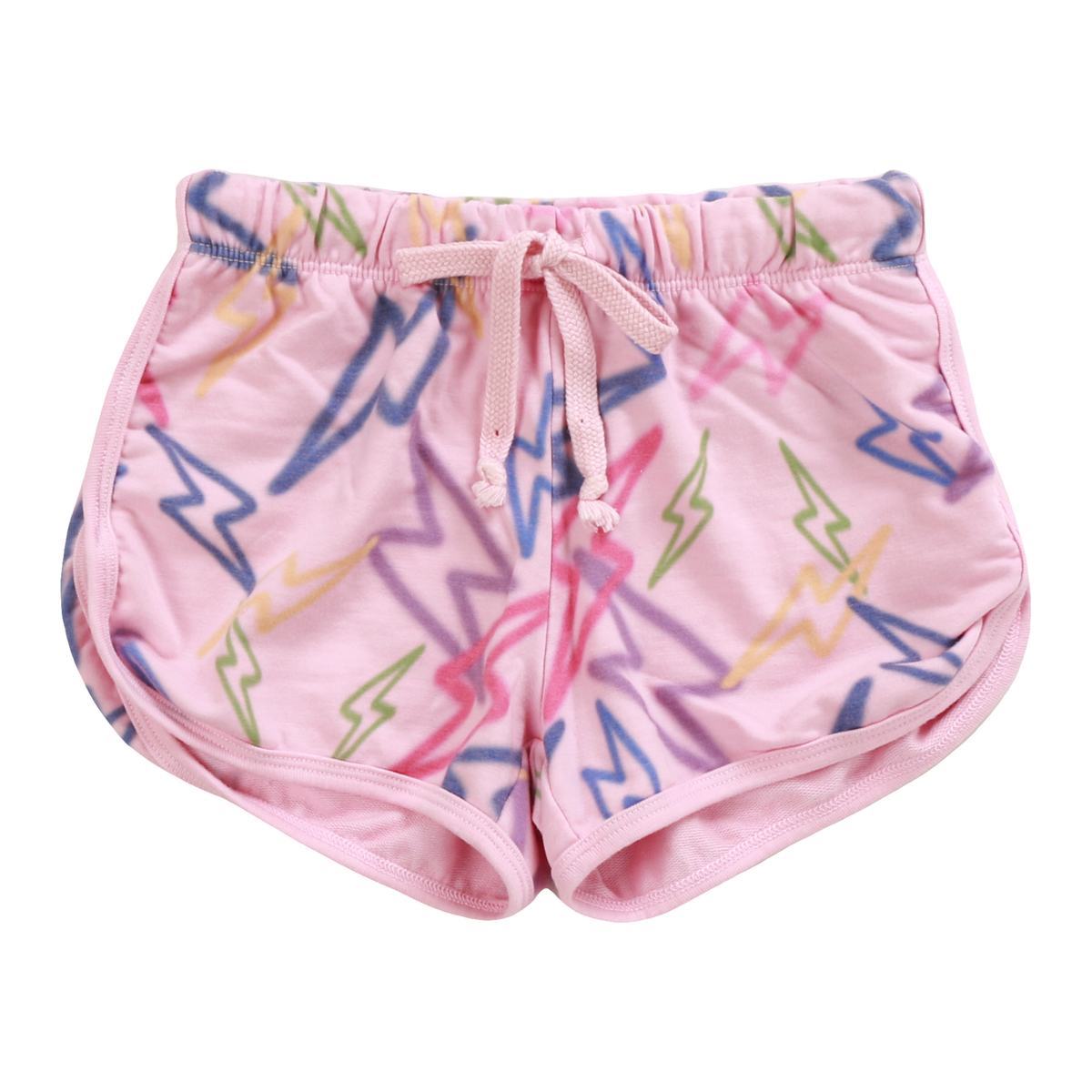 Runner Shorts | Pink Mix Bolts