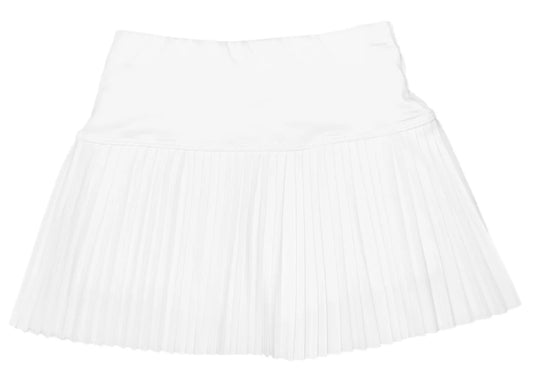 Pleated Skort | White