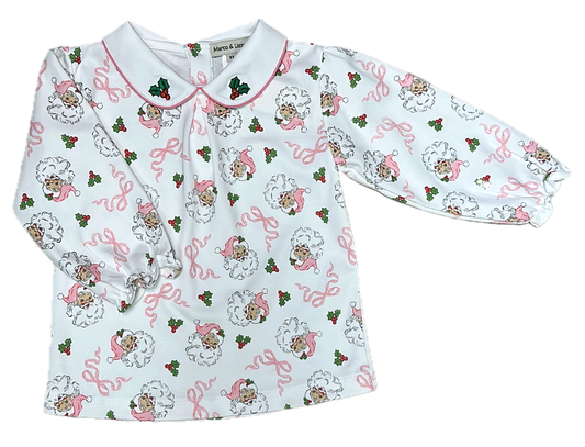 Santa Girls Legging Set | Pink Santa Collection