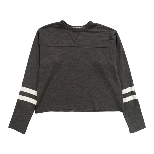 Long Sleeve Crew | Charcoal