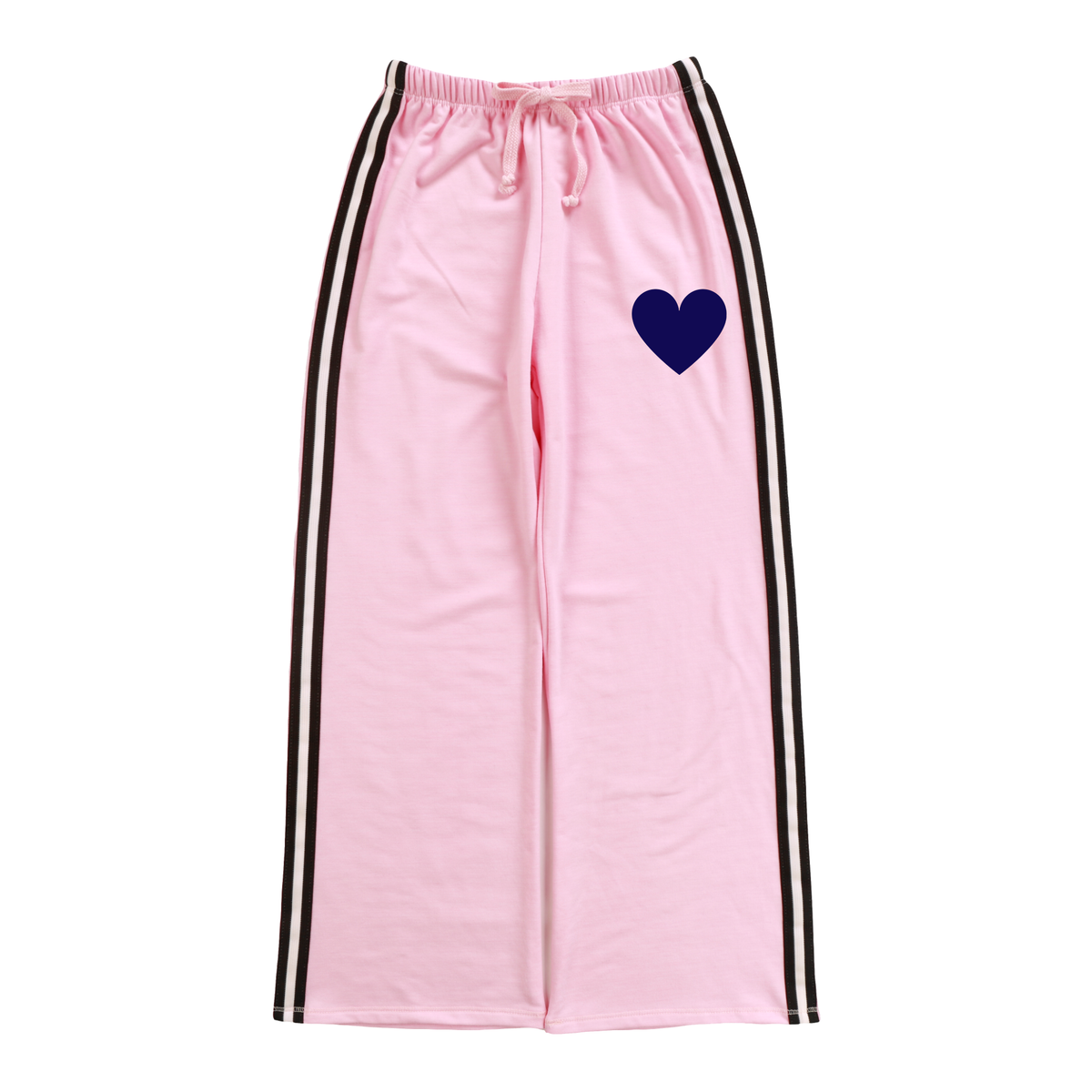 Striped Wide Leg Pant | Baby Pink