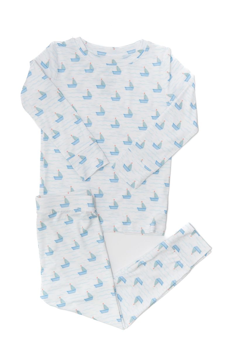 Sail Boats Pajama Set