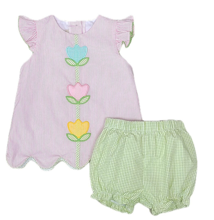 Tulip Garden Top & Bloomer Set