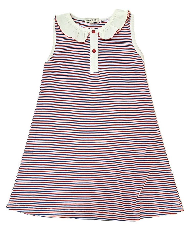 Patriotic Stripe A line Dress